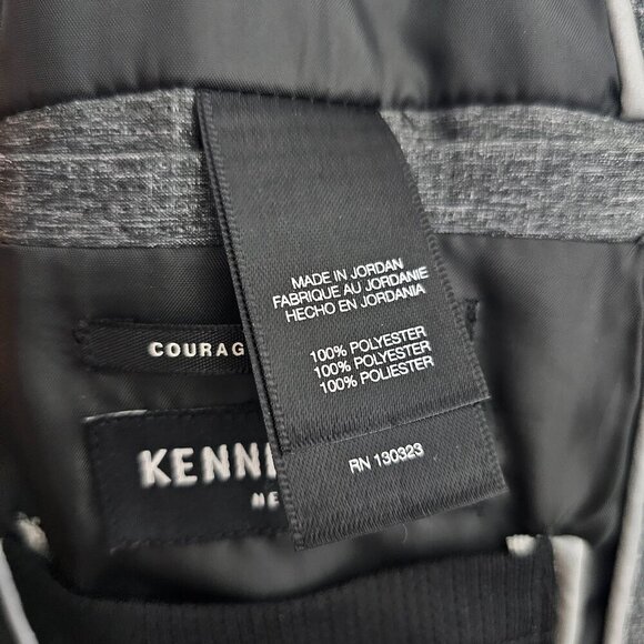 Kenneth Cole 46L Gray Solid 2-Button Sport Coat Blazer Jacket G520 - Picture 11 of 11